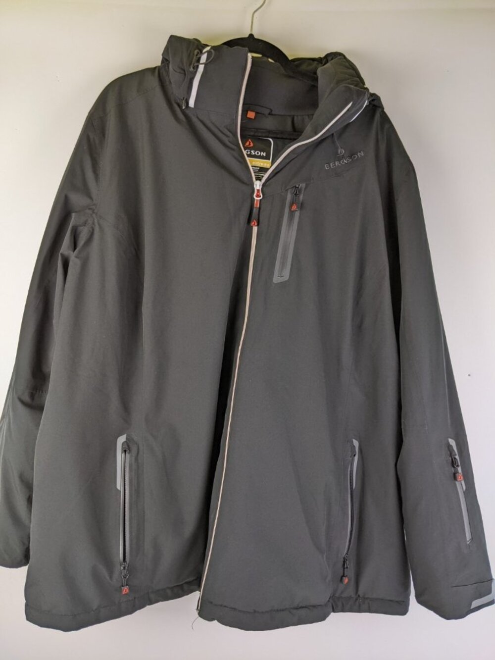 Bergson Supra-Tex Extreme Black Parka Winter Jacket Plus Size 52 5XL Unisex